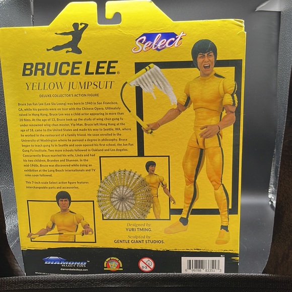 Diamond Select Toys Toys Diamond Select Toys Bruce Lee Yellow